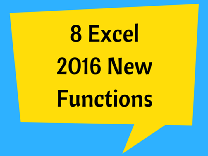 Excel New Functions
